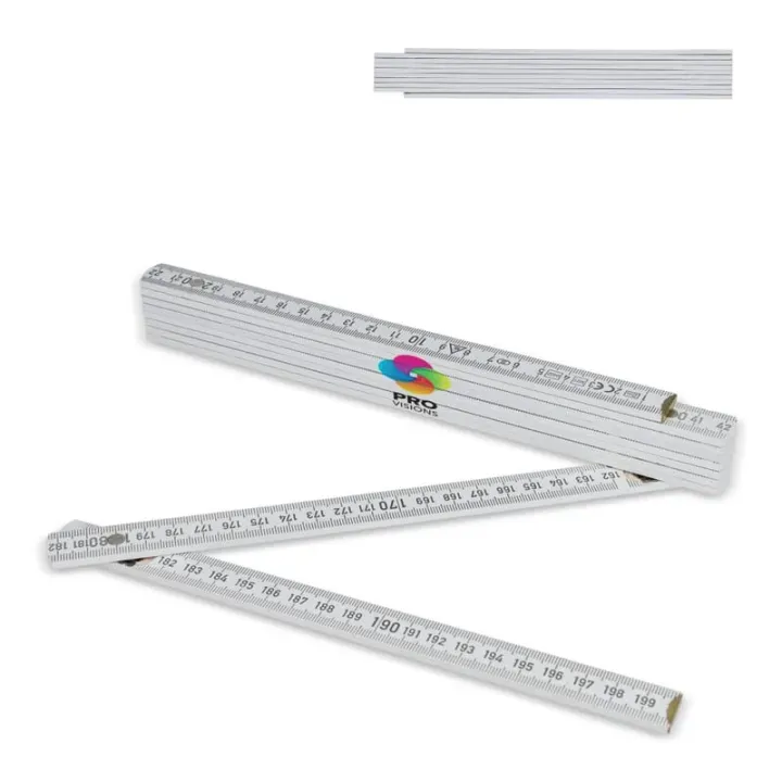 Folding ruler wood 2m Made in EU - LT91980 (gadzety reklamowe)